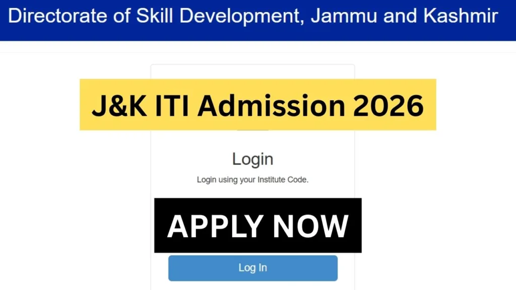 J&K ITI Admission 2026