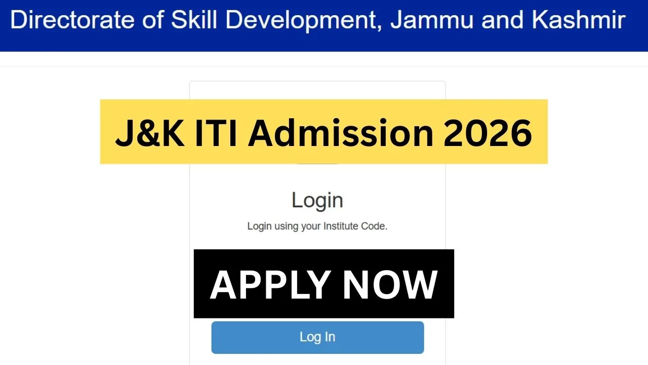 J&K ITI Admission 2026